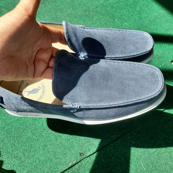 Margaritaville Mens Latex Sock Lining Dress Casual Casual Slip on Boat Shoe 9.5